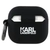 Karl Lagerfeld Silicone Karl Head 3D - AirPods 4 Case (black)