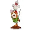 Decorative Figure Mouse 20 x 55 x 24 cm (2 Units)