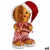 Decorative Figure Cookie Brown Red polystyrene 19 x 33 x 15 cm (4 Units)