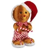 Decorative Figure Cookie Brown Red polystyrene 19 x 33 x 15 cm (4 Units)