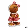 Decorative Figure Cookie Lasso Brown Red polystyrene 19 x 33 x 15 cm (4 Units)