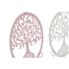 Hanging decoration DKD Home Decor Tree White Beige Grey Pink 15 x 3 x 44 cm (4 Units)