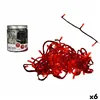 Wreath of LED Lights Red 8 m 3,6 W (6 Units)