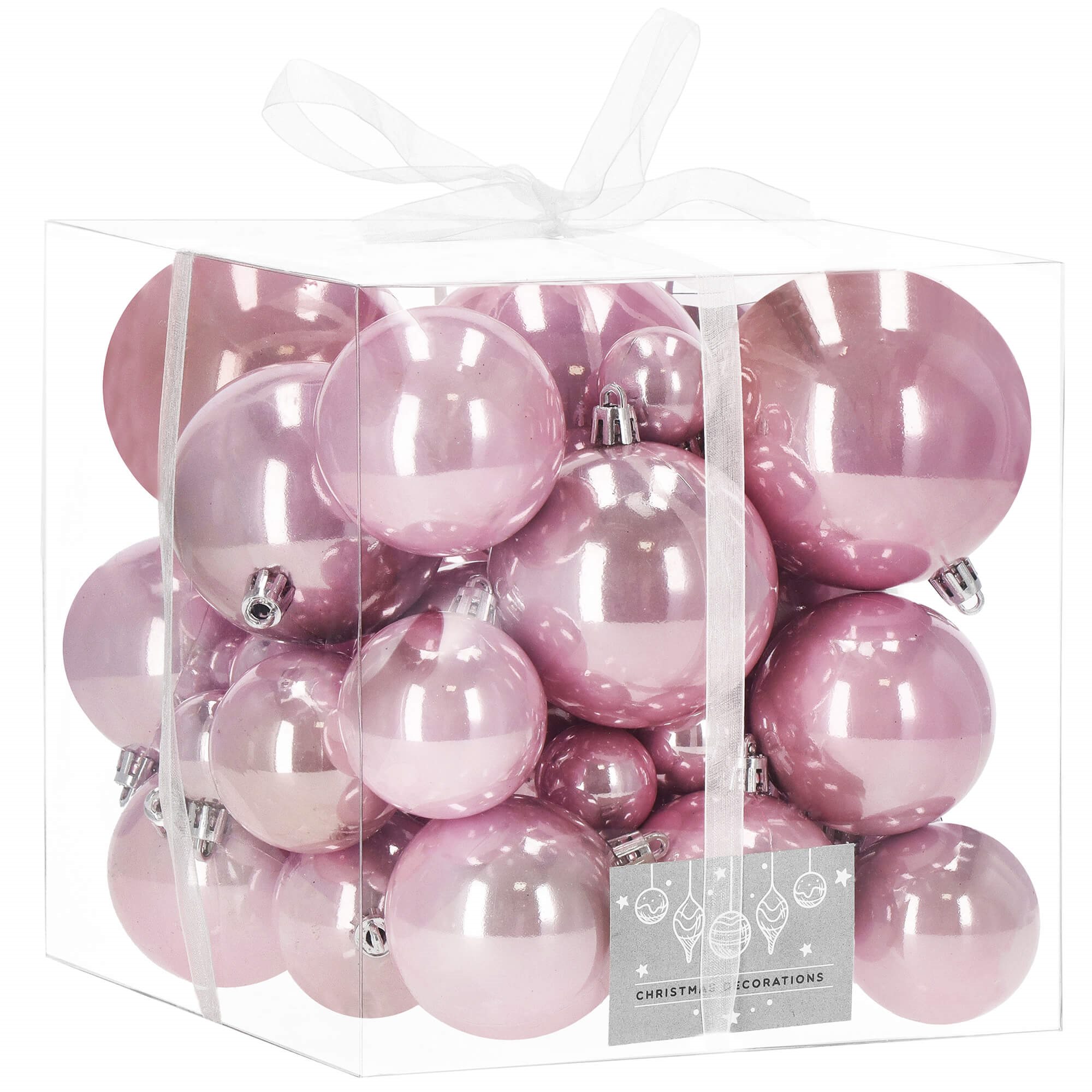 Christmas tree decoration Springos CA0145 4/5/6/7/8 cm 37 pcs.