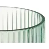 Vase Stripes Green Crystal 8 x 23 x 8 cm (8 Units)