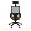 Office Chair with Headrest Piqueras y Crespo 1D066G1 Yellow