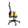 Office Chair with Headrest Piqueras y Crespo 1D066G1 Yellow