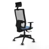 Office Chair with Headrest Piqueras y Crespo 1D066G1 Sky blue