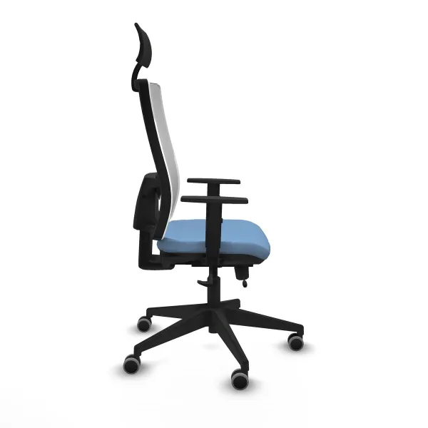 Office Chair with Headrest Piqueras y Crespo 1D066G1 Sky blue