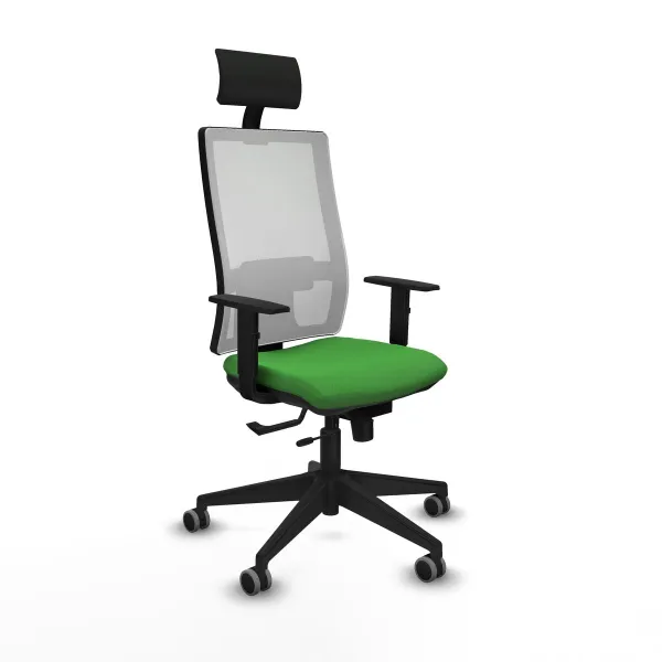 Office Chair with Headrest Piqueras y Crespo 1D066G1 Green