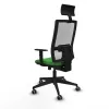 Office Chair with Headrest Piqueras y Crespo 1D066G1 Green