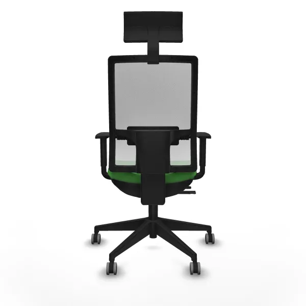 Office Chair with Headrest Piqueras y Crespo 1D066G1 Green