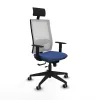 Office Chair with Headrest Piqueras y Crespo 1D066G1 Navy Blue