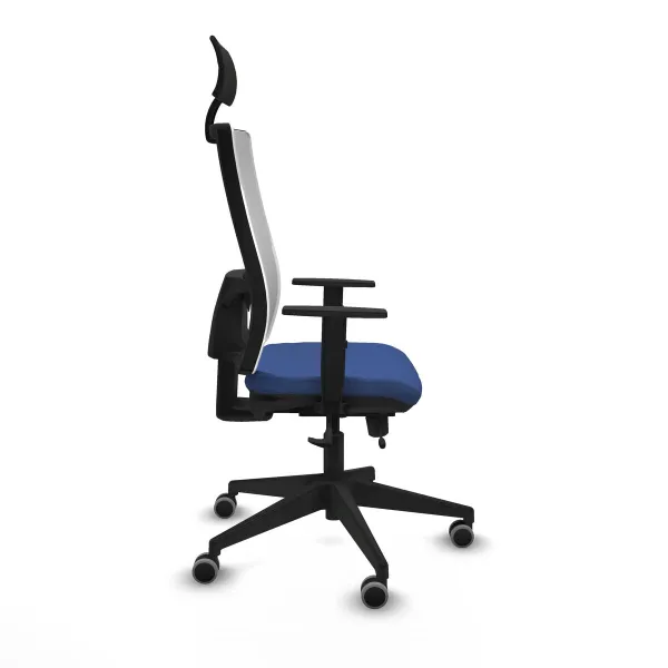 Office Chair with Headrest Piqueras y Crespo 1D066G1 Navy Blue