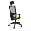 Office Chair with Headrest Piqueras y Crespo 1D066G1 Pistachio