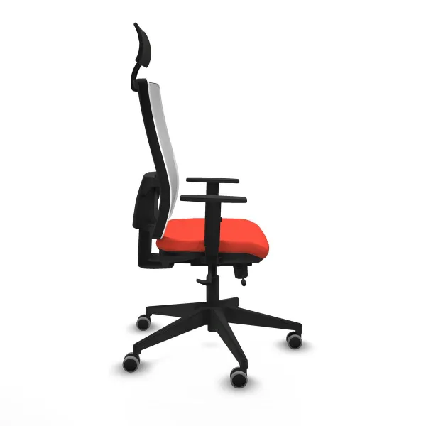 Office Chair with Headrest Piqueras y Crespo 1D066G1 Dark Orange