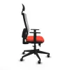 Office Chair with Headrest Piqueras y Crespo 1D066G1 Dark Orange
