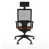 Office Chair with Headrest Piqueras y Crespo 1D066G1 Orange
