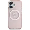 Guess IML Metal Mountain Logo MagSafe - Case for iPhone 16 (pink)