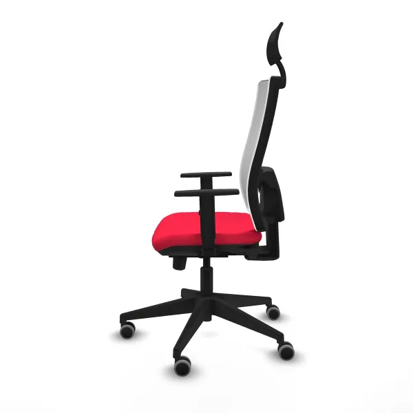 Office Chair with Headrest Piqueras y Crespo 1D066G1 Red