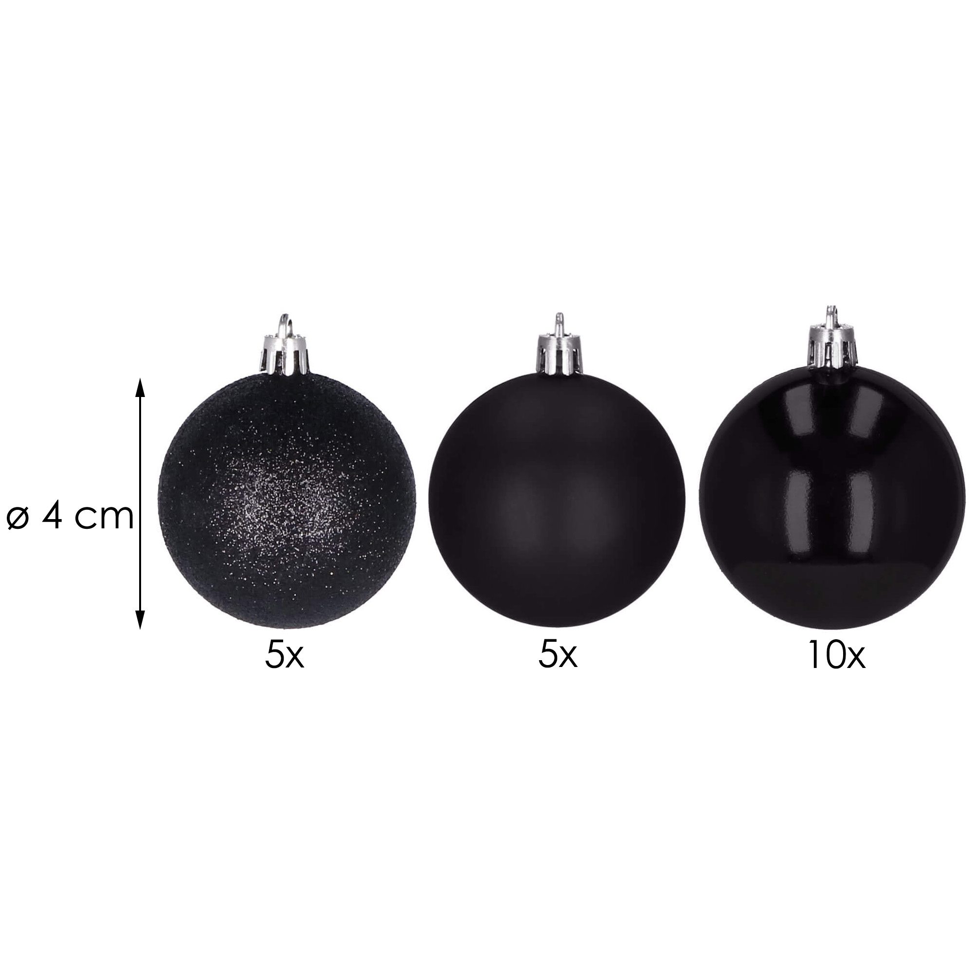 Christmas tree ornament set Springos CA0124, 4 cm, 20 p | Buy online — Megaluks