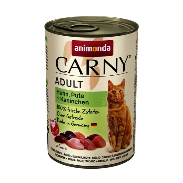 Cat food Animonda Carny Chicken Turkey Rabbit 200 g