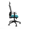 Office Chair with Headrest Piqueras y Crespo 1D066G1 Turquoise