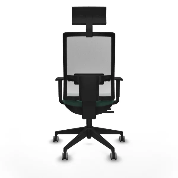 Office Chair with Headrest Piqueras y Crespo 1D066G1 Green