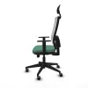 Office Chair with Headrest Piqueras y Crespo 1D066G1 Emerald Green