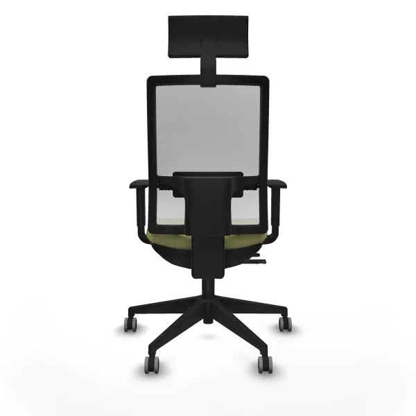 Office Chair with Headrest Piqueras y Crespo 1D066G1 Green