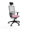 Office Chair with Headrest Piqueras y Crespo 1D066G1 Pink