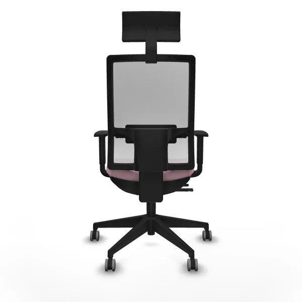 Office Chair with Headrest Piqueras y Crespo 1D066G1 Pink