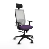 Office Chair with Headrest Piqueras y Crespo 1D066G1 Purple