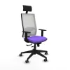 Office Chair with Headrest Piqueras y Crespo 1D066G1 Lilac
