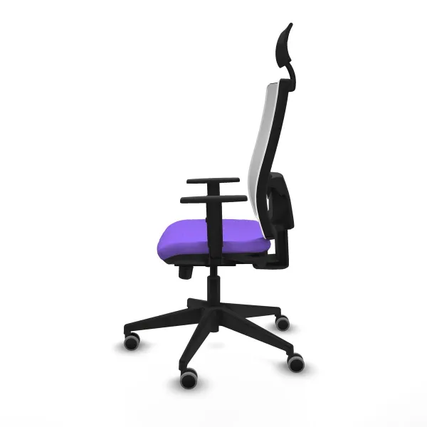 Office Chair with Headrest Piqueras y Crespo 1D066G1 Lilac