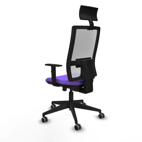 Office Chair with Headrest Piqueras y Crespo 1D066G1 Lilac