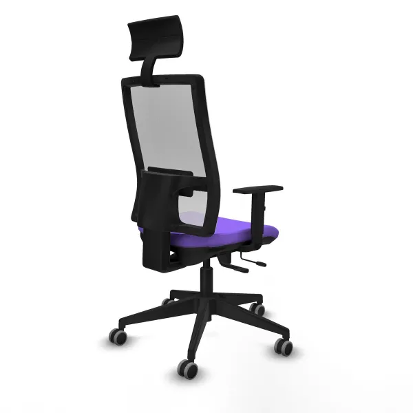 Office Chair with Headrest Piqueras y Crespo 1D066G1 Lilac
