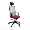Office Chair with Headrest Piqueras y Crespo 1D066G1 Maroon