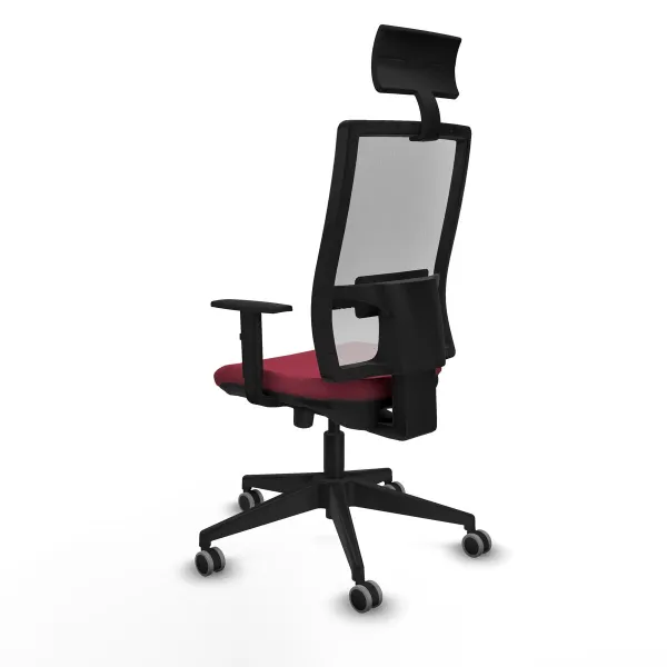 Office Chair with Headrest Piqueras y Crespo 1D066G1 Maroon