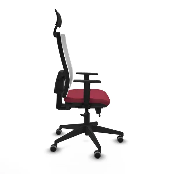 Office Chair with Headrest Piqueras y Crespo 1D066G1 Maroon
