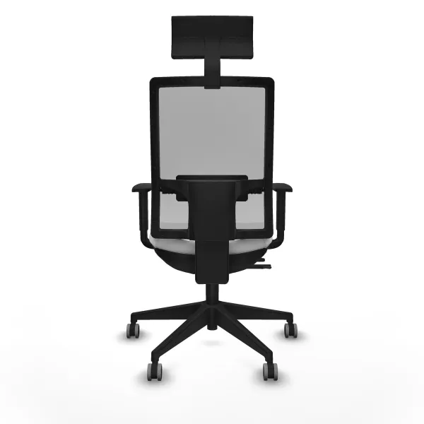 Office Chair with Headrest Piqueras y Crespo 1D066G1 White