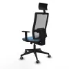 Office Chair with Headrest Piqueras y Crespo 1D066G1 Sky blue