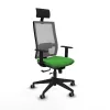 Office Chair with Headrest Piqueras y Crespo 1D066G1 Green
