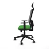 Office Chair with Headrest Piqueras y Crespo 1D066G1 Green