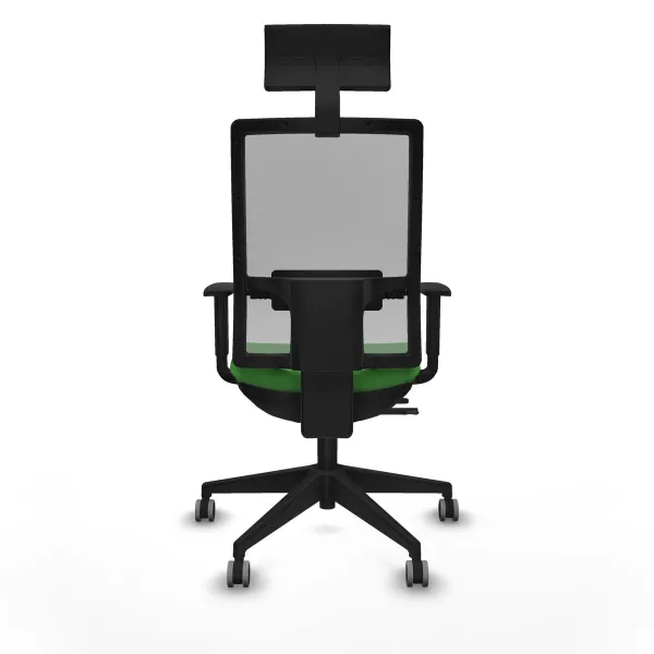 Office Chair with Headrest Piqueras y Crespo 1D066G1 Green