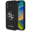 Guess Grained Big 4G Logo Small Classic Logo - Case for iPhone 16 (black)
