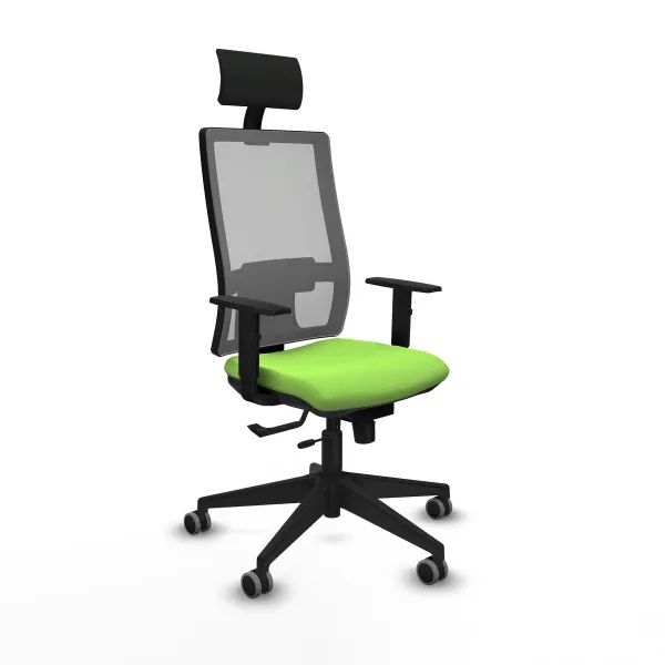 Office Chair with Headrest Piqueras y Crespo 1D066G1 Pistachio