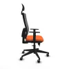 Office Chair with Headrest Piqueras y Crespo 1D066G1 Orange