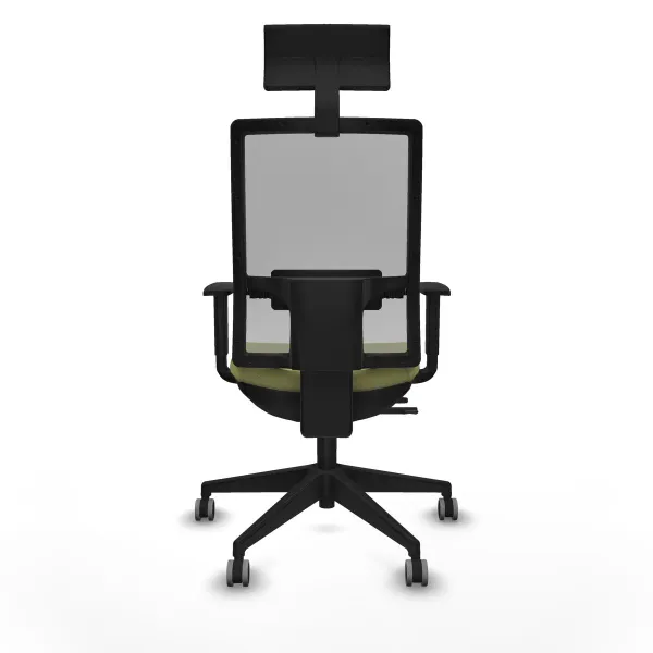 Office Chair with Headrest Piqueras y Crespo 1D066G1 Green