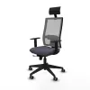 Office Chair with Headrest Piqueras y Crespo 1D066G1 Dark grey